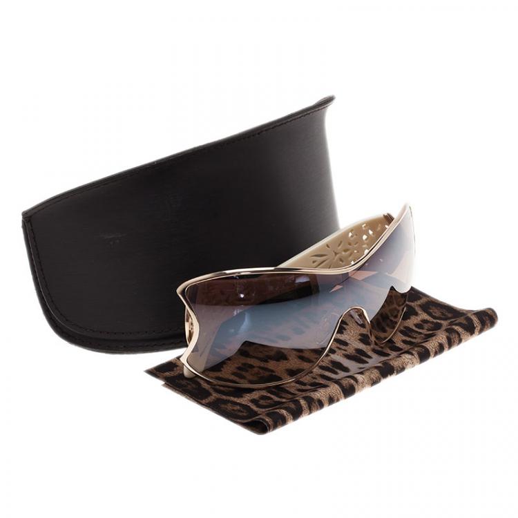 Pre Owned Roberto Cavalli Cream Alcyone Sunglasses