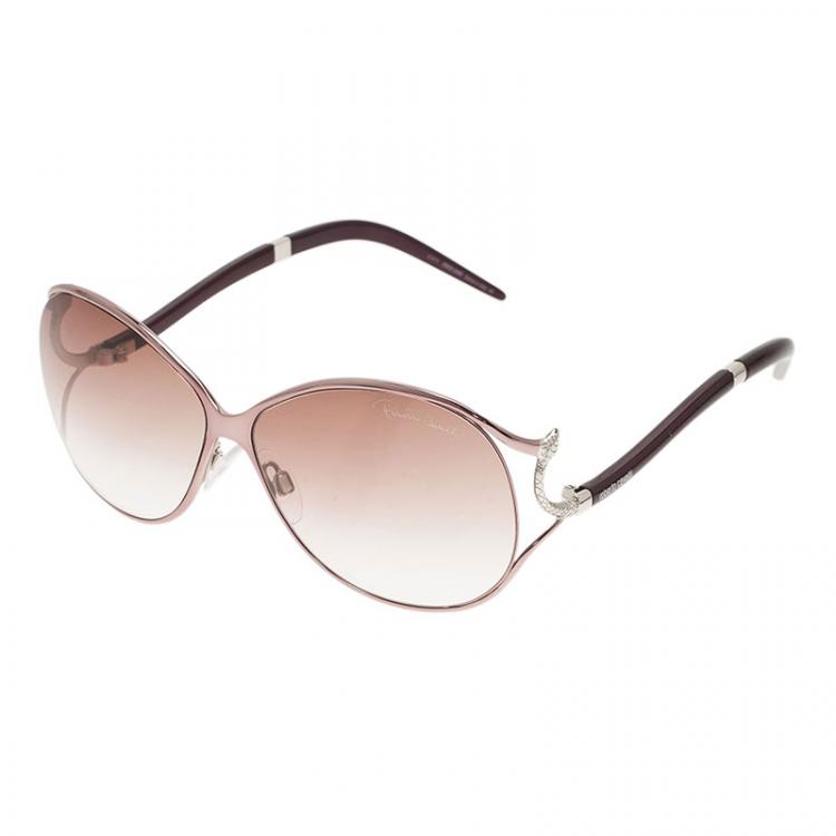 Pre Owned Roberto Cavalli Purple Zinnia Sunglasses