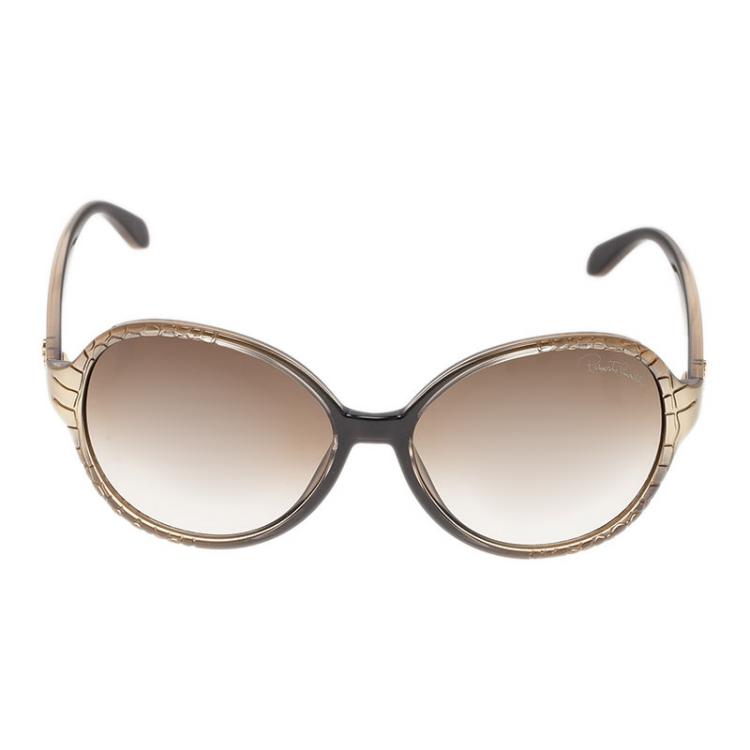 Pre Owned Roberto Cavalli Brown Maria Sunglasses
