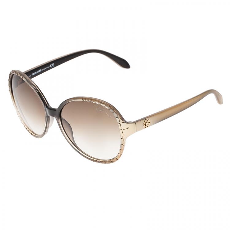 Pre Owned Roberto Cavalli Brown Maria Sunglasses