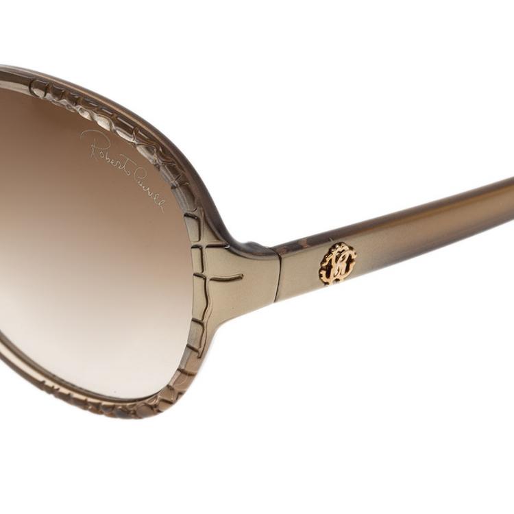 Pre Owned Roberto Cavalli Brown Maria Sunglasses
