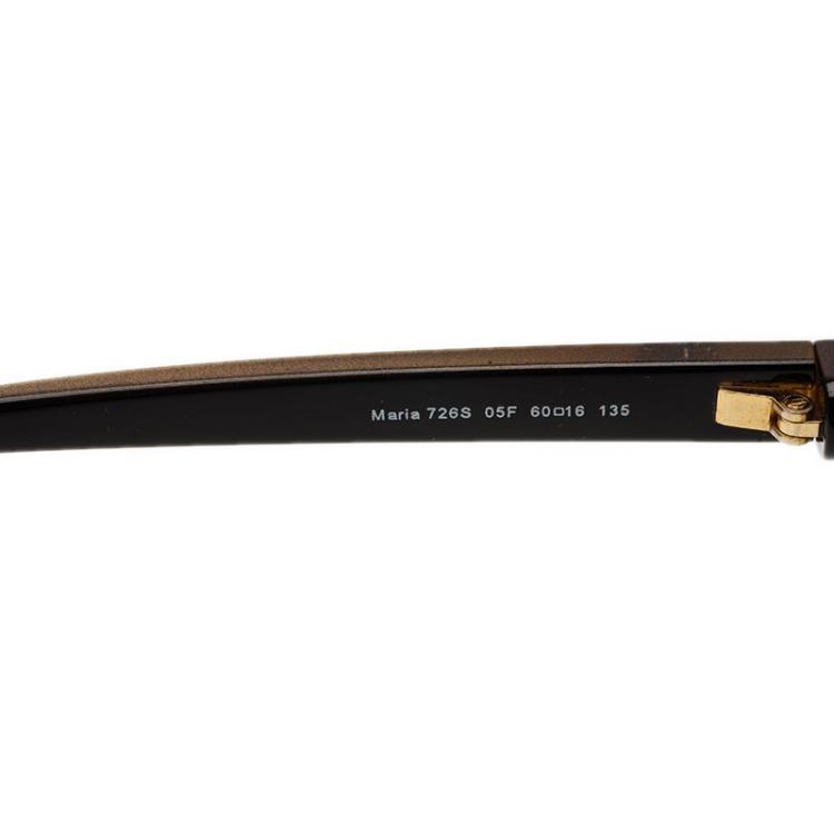 Pre Owned Roberto Cavalli Brown Maria Round Sunglasses