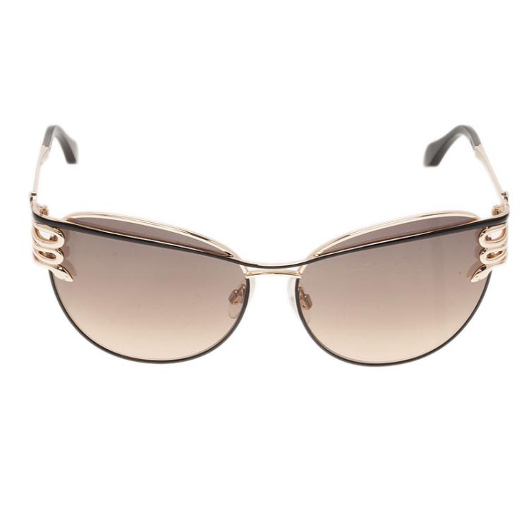 Pre Owned Roberto Cavalli Gold Mururoa Sunglasses