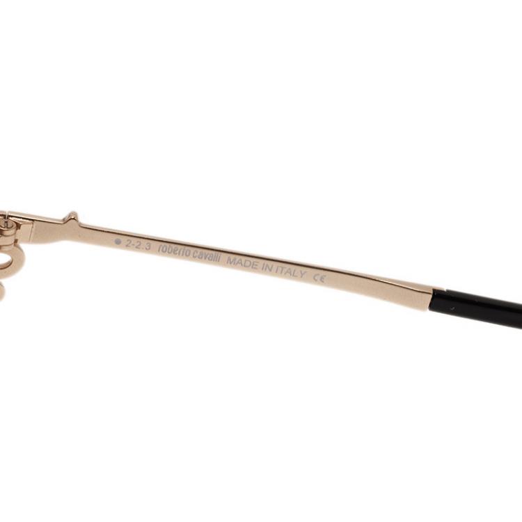 Pre Owned Roberto Cavalli Gold Mururoa Sunglasses