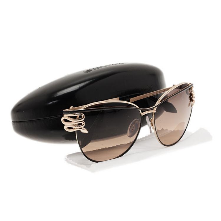 Pre Owned Roberto Cavalli Gold Mururoa Sunglasses