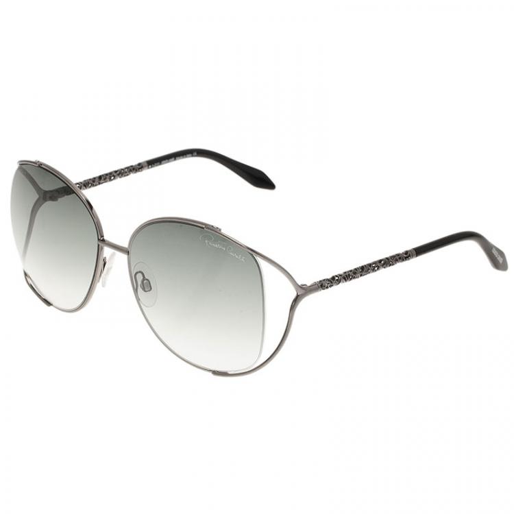 Pre Owned Roberto Cavalli Silver Girasole Sunglasses