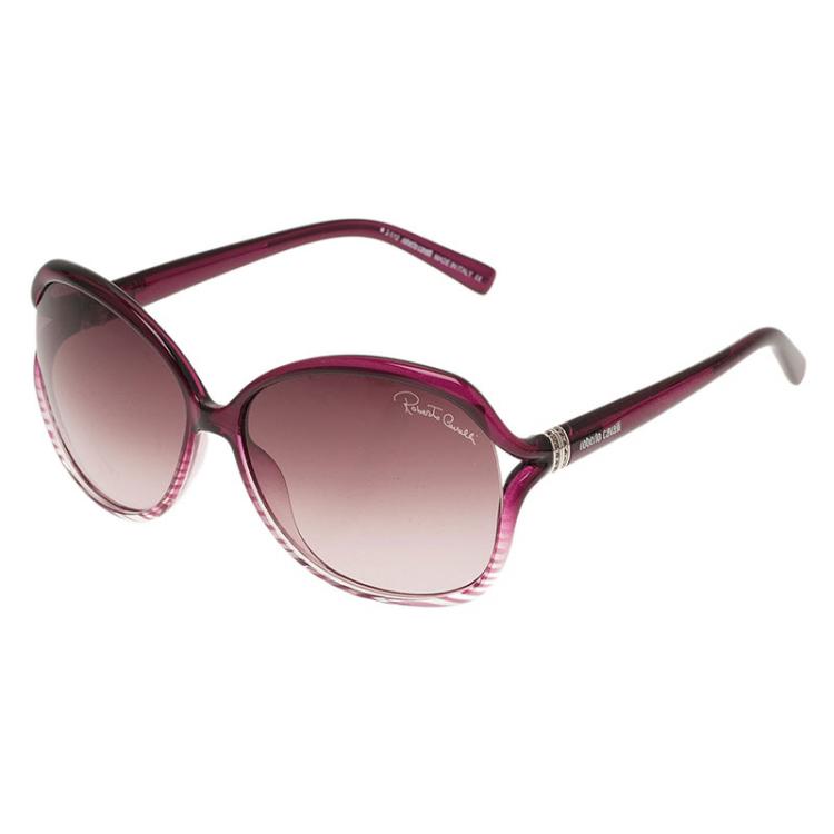 مملوكة مسبقًا Roberto Cavalli Purple Aneto Square Sunglasses