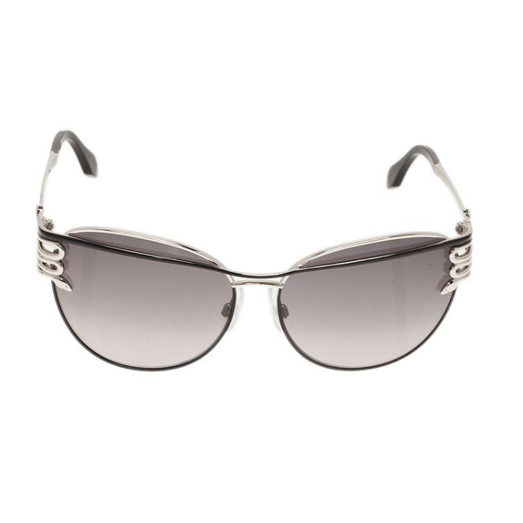 Pre Owned Roberto Cavalli Silver Mururoa Sunglasses