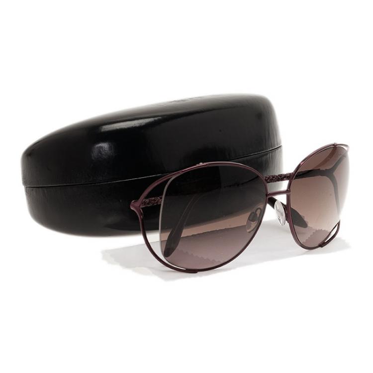 Pre Owned Roberto Cavalli Brown Girasole Sunglasses
