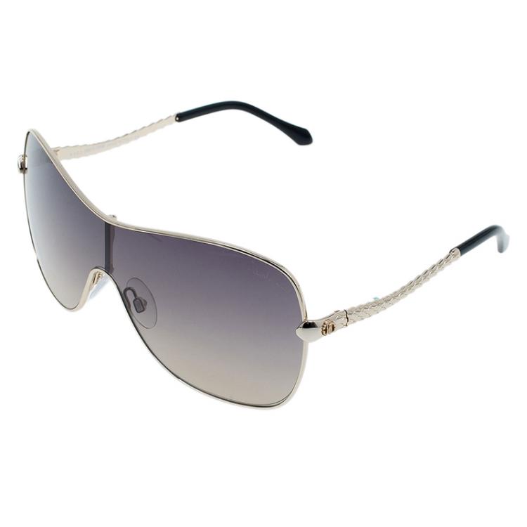 Pre Owned Roberto Cavalli Gold Agena Sunglasses
