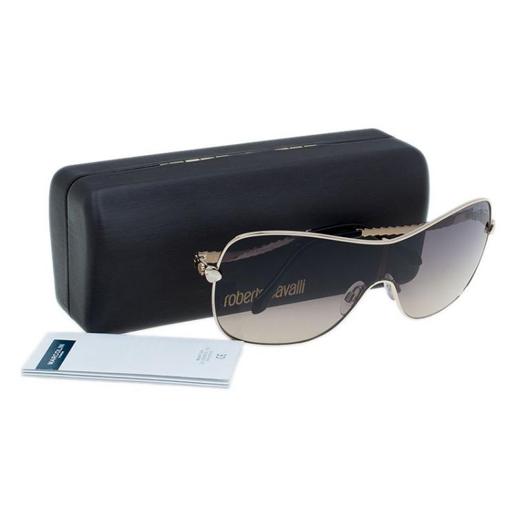 Pre Owned Roberto Cavalli Gold Agena Sunglasses