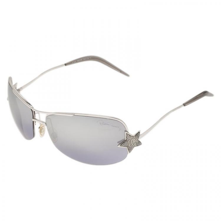 Pre Owned Roberto Cavalli Silver Menelao Sunglasses