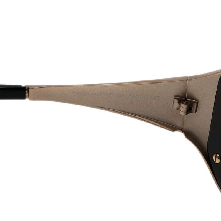 Pre Owned Roberto Cavalli Black and Gold Antigone Sunglasses