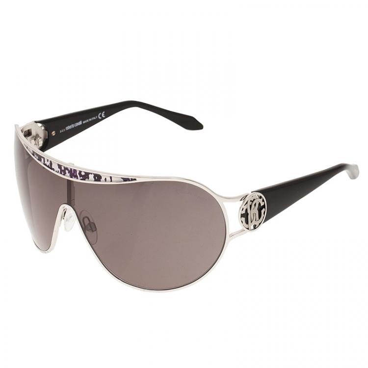 Pre Owned Roberto Cavalli Silver Marotiri Sunglasses