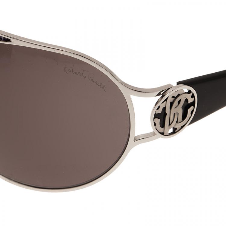 Pre Owned Roberto Cavalli Silver Marotiri Sunglasses