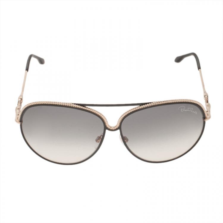 Pre Owned Roberto Cavalli Silver Tureia Sunglasses