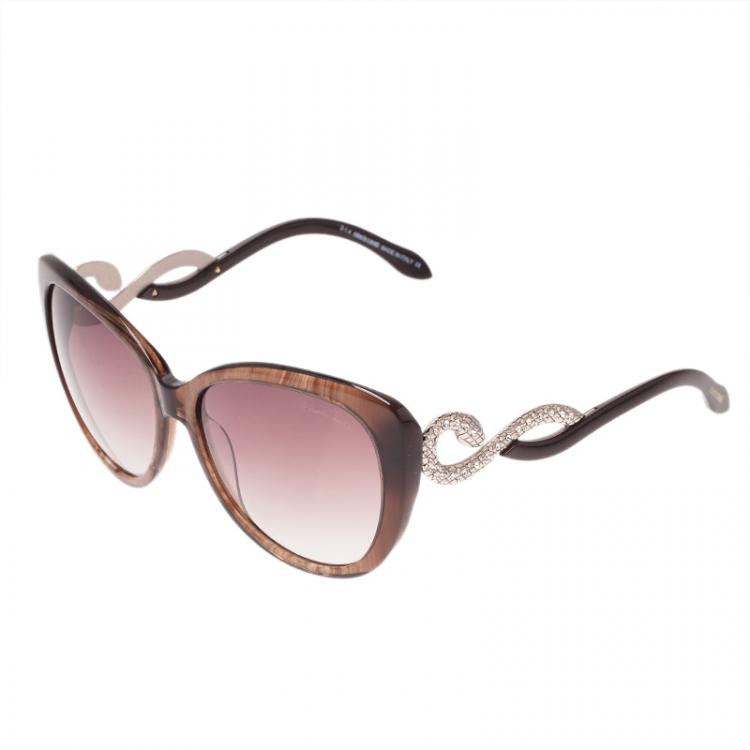 Pre Owned Roberto Cavalli Brown Kurumba Sunglasses