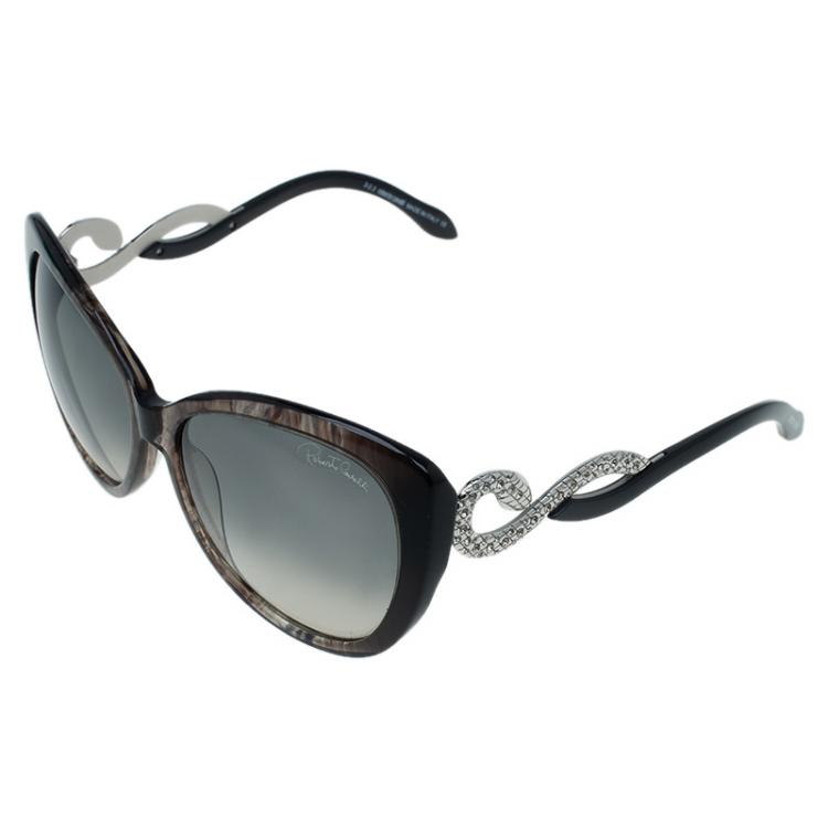 Pre Owned Roberto Cavalli Black Kurumba Sunglasses