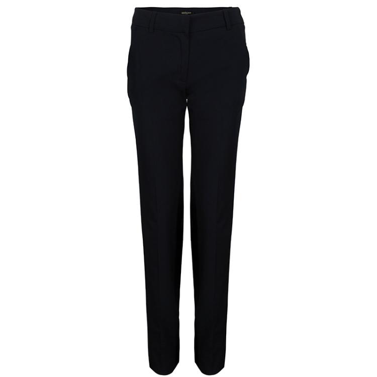 Pre Owned Roberto Cavalli Black Pants S