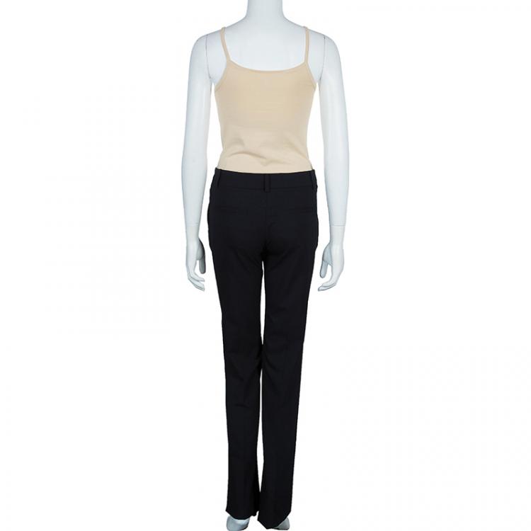 Pre Owned Roberto Cavalli Black Pants S