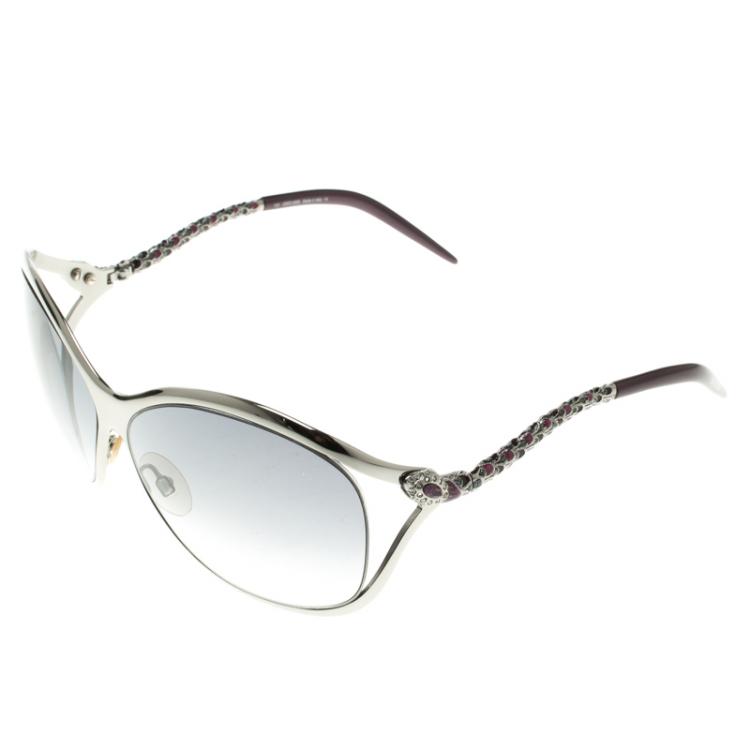 Pre Owned Roberto Cavalli Grey 450S Pirite Sunglasses