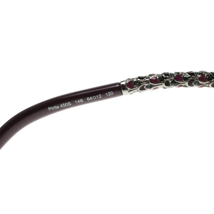 Pre Owned Roberto Cavalli Grey 450S Pirite Sunglasses