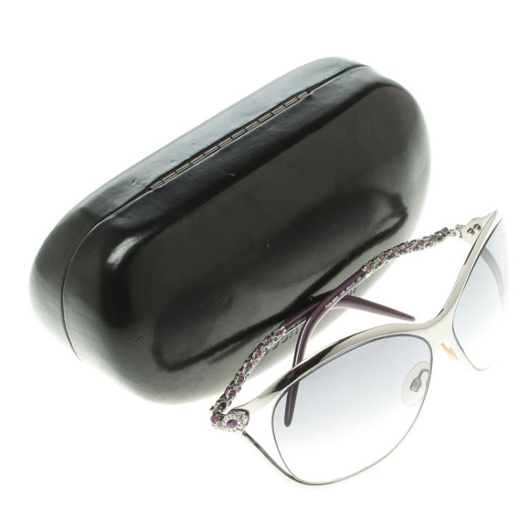 Pre Owned Roberto Cavalli Grey 450S Pirite Sunglasses