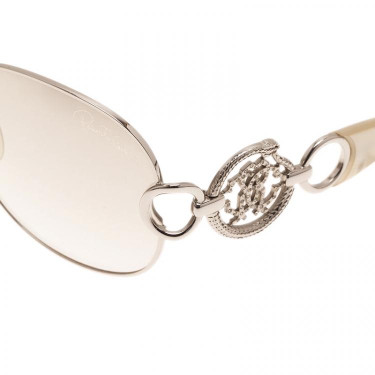 Pre Owned Roberto Cavalli Silver Acquamarina Sunglasses