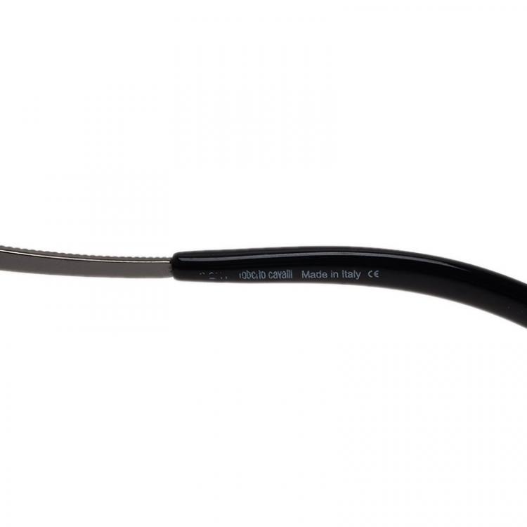 Pre Owned Roberto Cavalli Black Clivia 573S Sunglasses