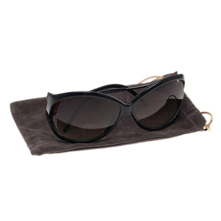 Pre Owned Roberto Cavalli Black Clivia 573S Sunglasses