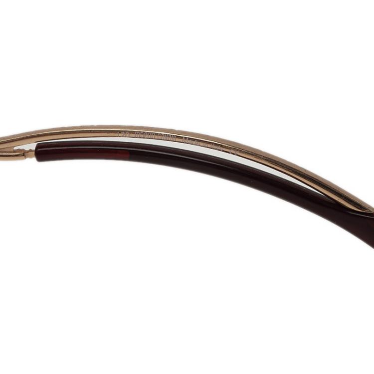 Pre Owned Roberto Cavalli Brown Cicno Serpent Shield Sunglasses