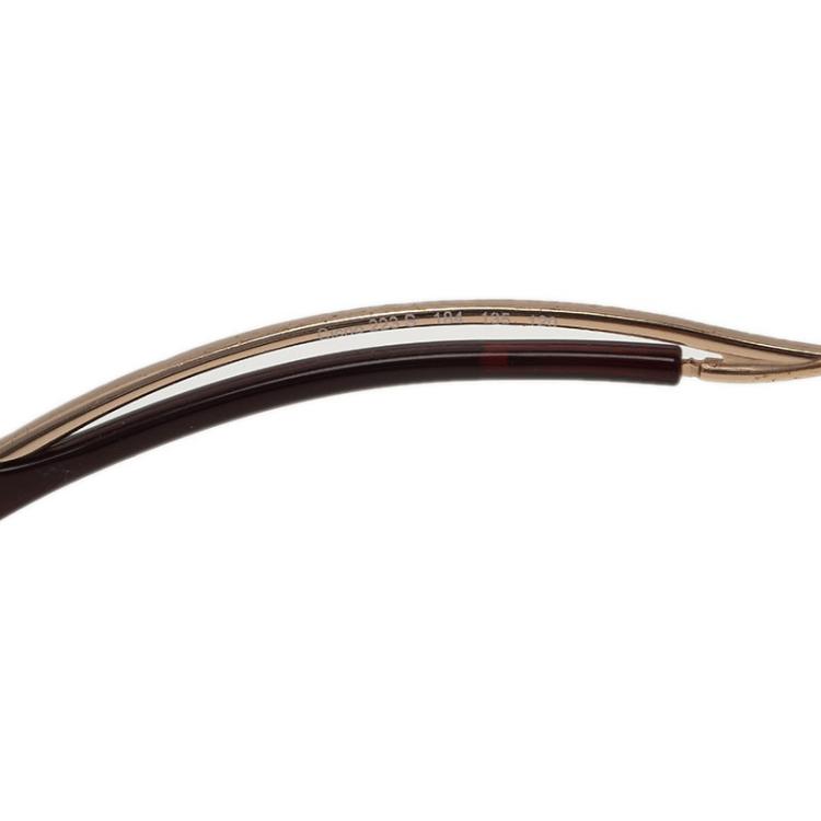 Pre Owned Roberto Cavalli Brown Cicno Serpent Shield Sunglasses