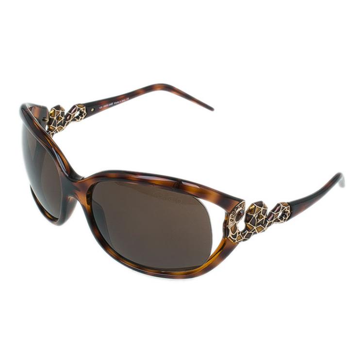 Pre Owned Roberto Cavalli Tortoise Tespi Sunglasses 