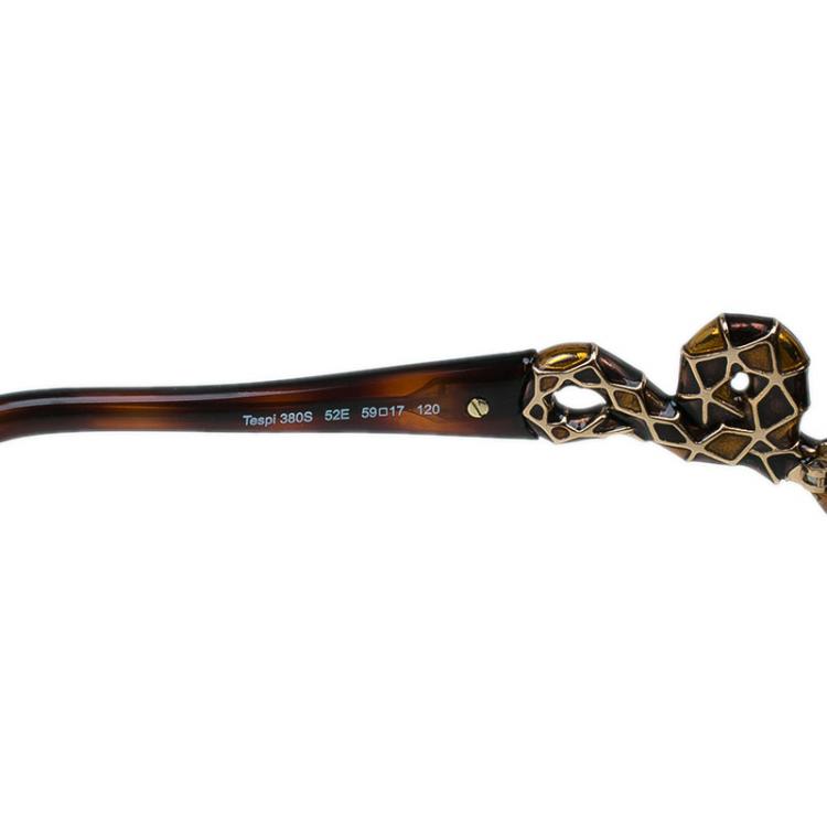 Pre Owned Roberto Cavalli Tortoise Tespi Sunglasses 