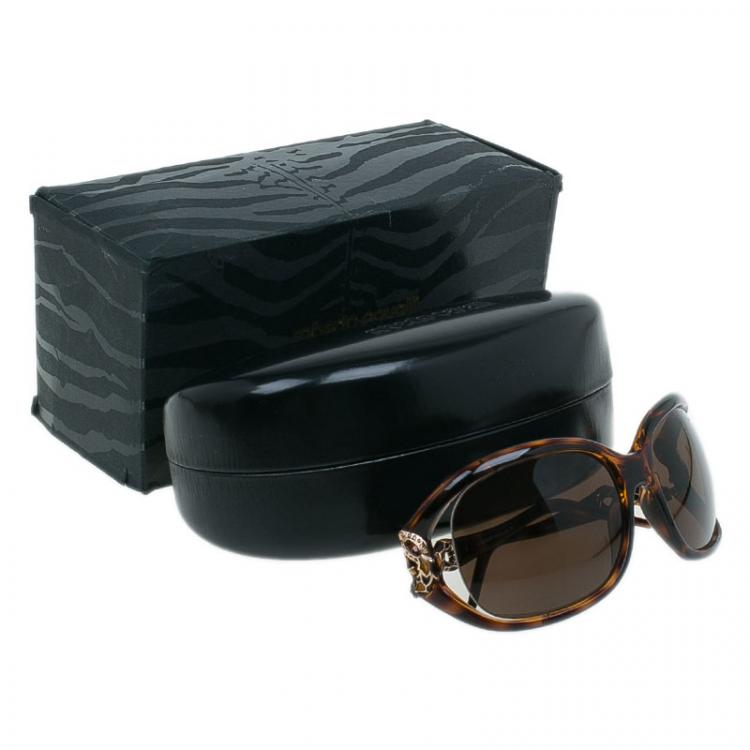 Pre Owned Roberto Cavalli Tortoise Tespi Sunglasses 