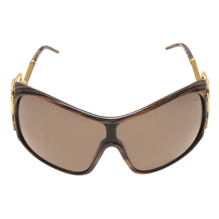 Pre Owned Roberto Cavalli Brown Admeta Sunglasses 