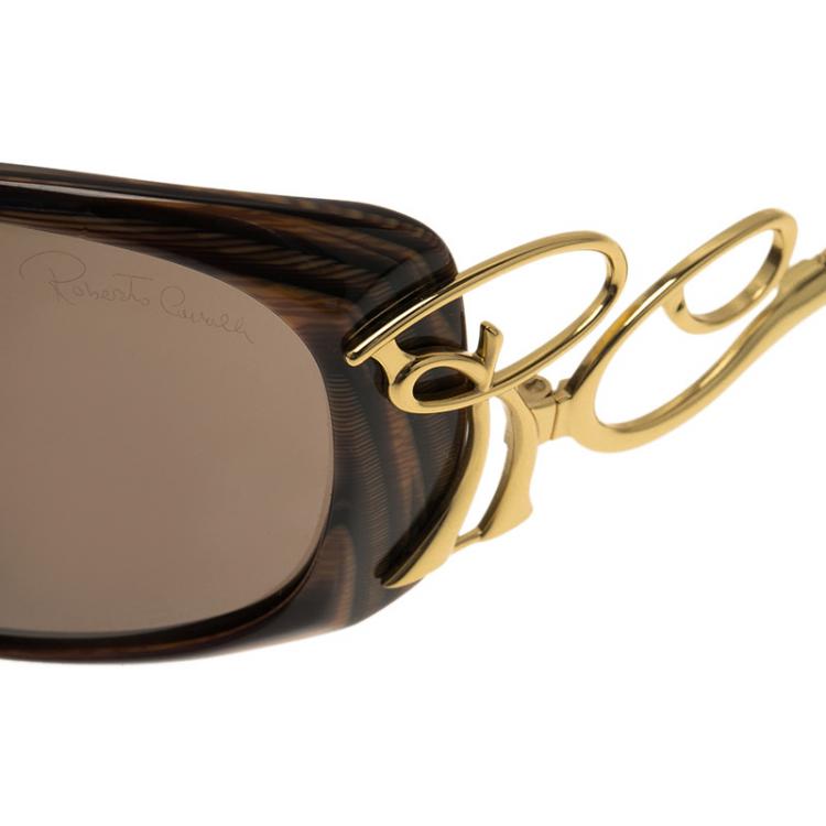 Pre Owned Roberto Cavalli Brown Admeta Sunglasses 