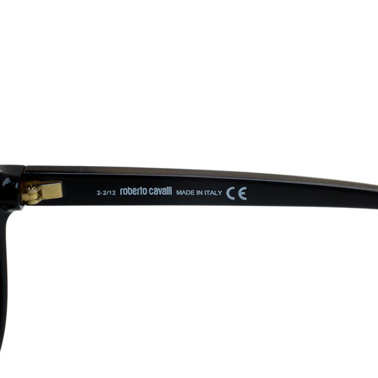 Pre Owned Roberto Cavalli Two Tone Maria Round Sunglasses