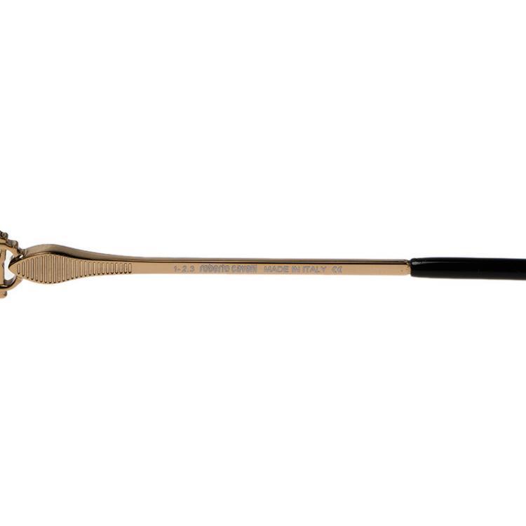 Pre Owned Roberto Cavalli Black and Gold Tureia Sunglasses