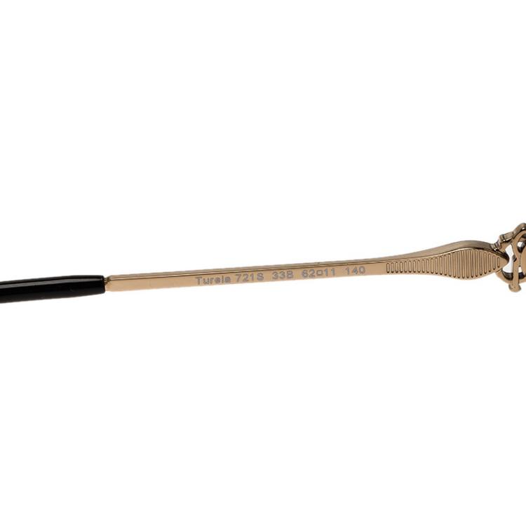 Pre Owned Roberto Cavalli Black and Gold Tureia Sunglasses