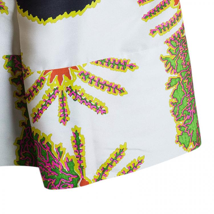 Pre Owned Roberto Cavalli Tribal Printed Skirt M