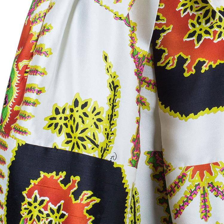 Pre Owned Roberto Cavalli Tribal Printed Skirt M