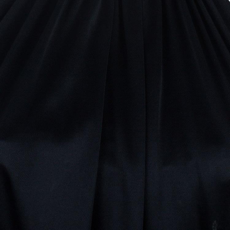 Pre Owned Roberto Cavalli Black Gold Detail Top S