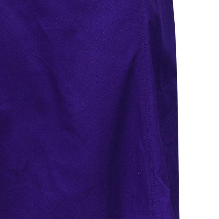 مملوكة مسبقًا Roberto Cavalli Purple A-Line Maxi Skirt M