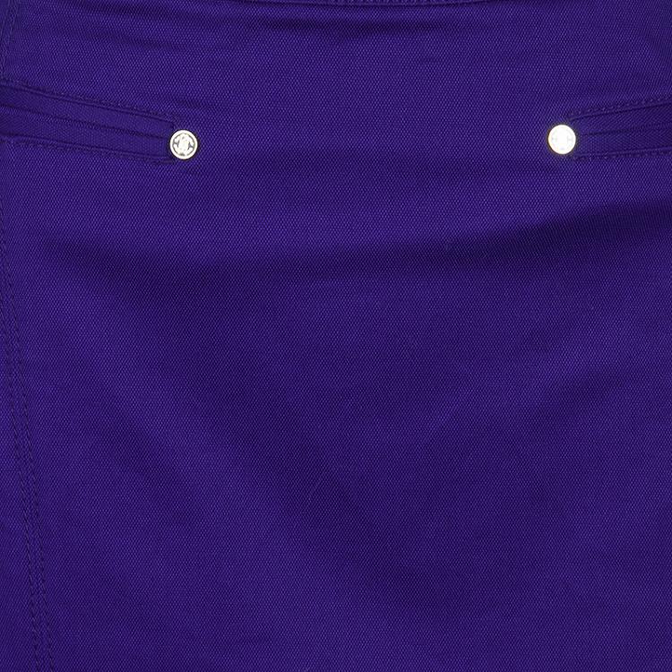مملوكة مسبقًا Roberto Cavalli Purple A-Line Maxi Skirt M