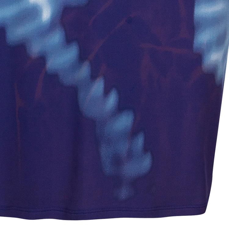Pre Owned Roberto Cavalli Tie-Dye Stretch Dress M