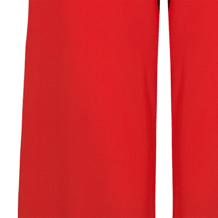 Pre Owned Roberto Cavalli Red Wide-leg Trousers S