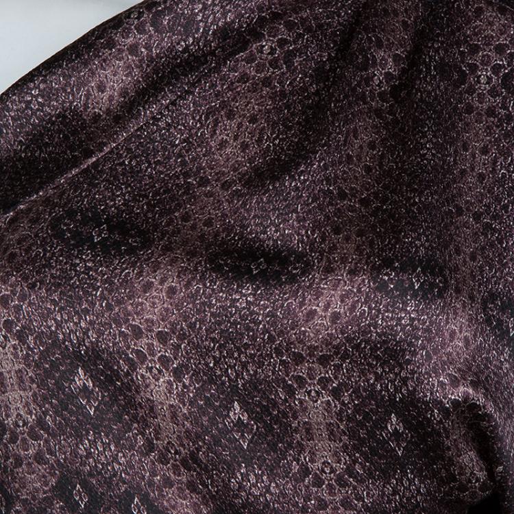 Pre Owned Roberto Cavalli Animal Print One Sleeve Top S