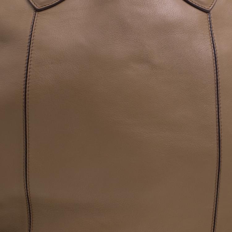 Pre Owned Roberto Cavalli Brown Leather Goa Satchel