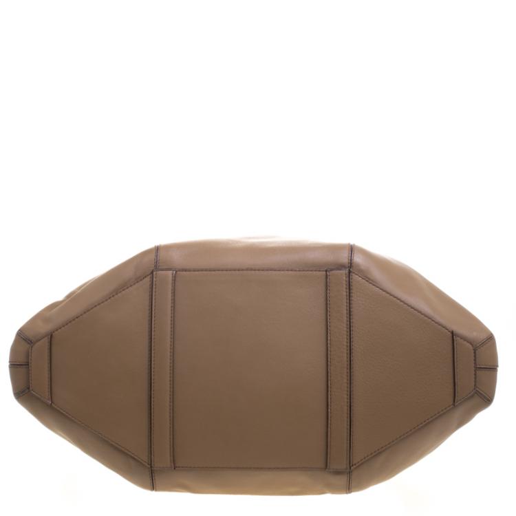 Pre Owned Roberto Cavalli Brown Leather Goa Satchel